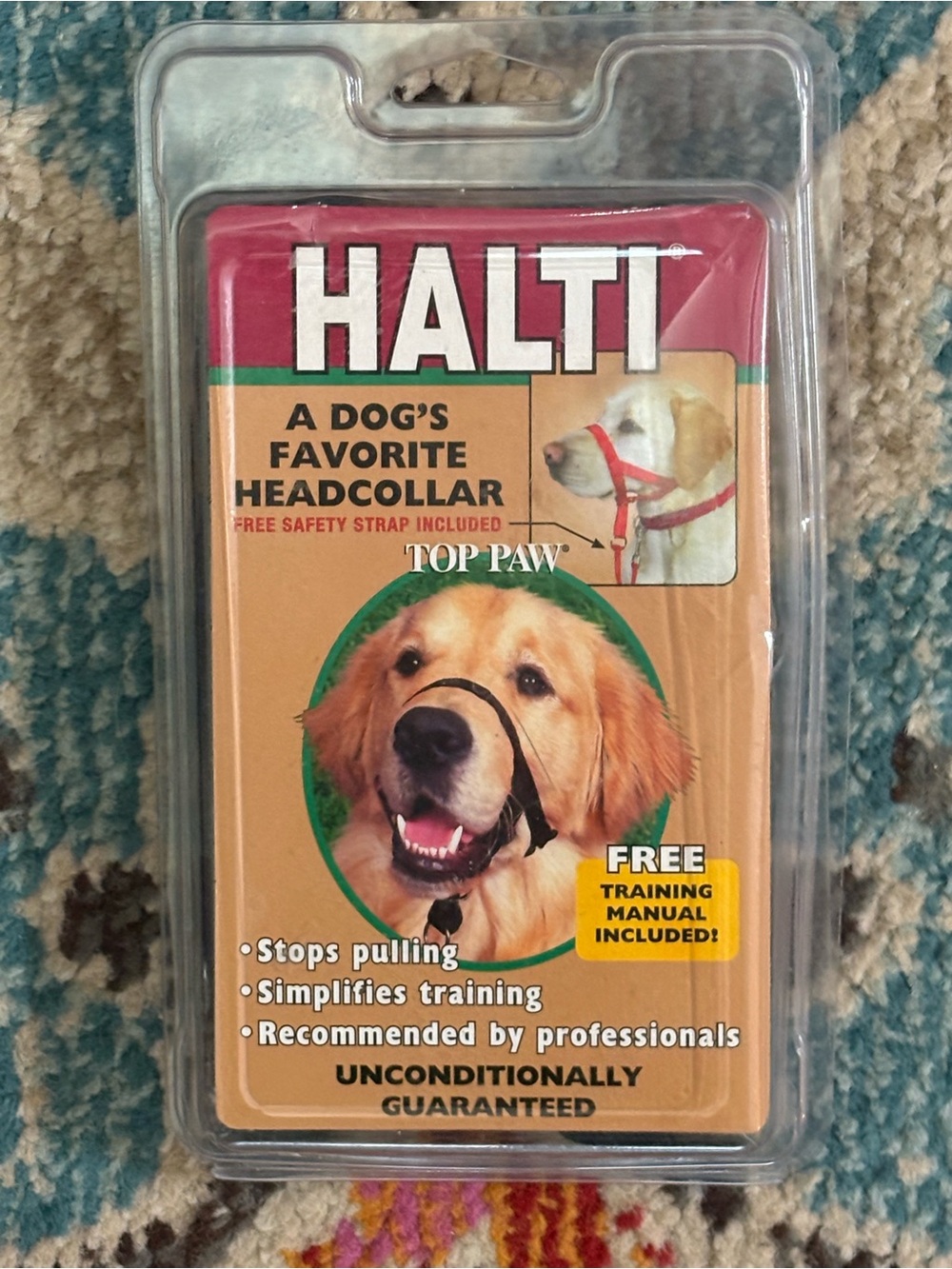NEW Halti Dog Headcollar Training Harness Head Halter Black
